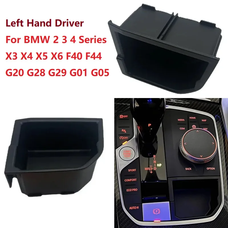 

Левый руль для BMW 2 3 4 серии X3 X4 X5 X6 F40 F44 G20 G28 G29 G01 G05 ABS Автомобильная консоль рычаг переключения коробка для хранения
