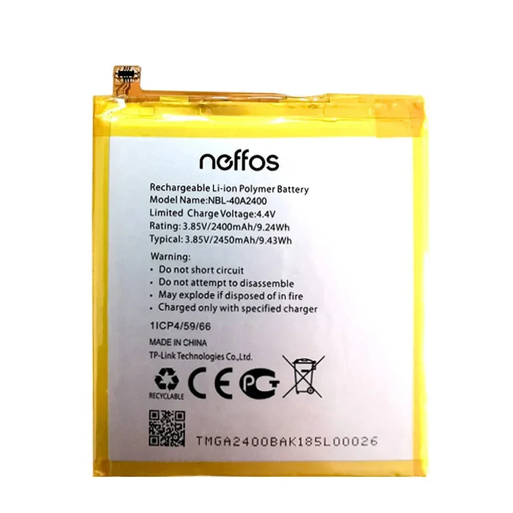 Новый высококачественный аккумулятор 2450 мАч для телефона TP-Link Neffos Y5s TP804A TP804C