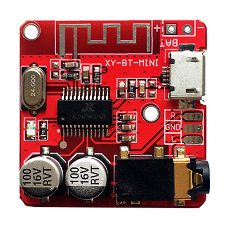 

Bluetooth 4,1 декодер Модифицированная схема стерео DIY плата Micro USB 3,7-5 В батарея универсальный источник питания Micro USB 5 В