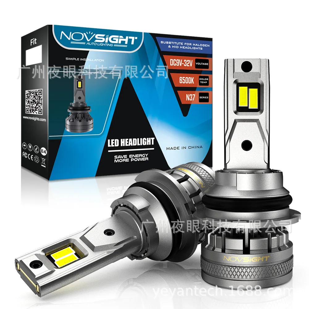 

Novsight New LED Car Headlight 120W 22000LM 6500K 12V LED Car Headlight 9007 9006 9005 9004 9012 H1 H3 H4 H7 Car Headlight Bulbs