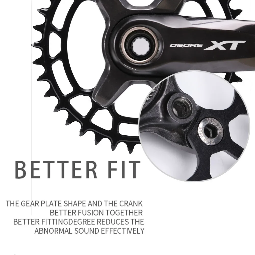 PASS QUEST BCD 96 BDC асимметричная корона 30 36 38T 48T 96bcd MTB узкая широкая звездочка для M7000 M8000