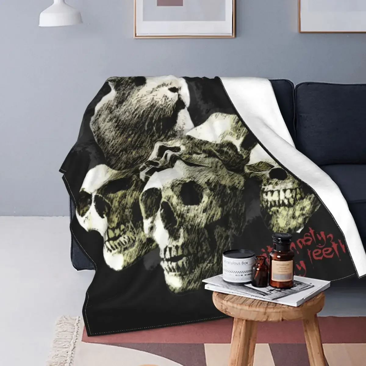 Одеяло Из Кораллового Флиса 125x100 См Черный Рыцарь Монти Питон И Святой Грааль