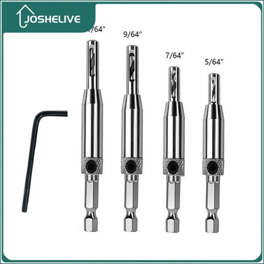 

Hole Tool Multiple Sizes Self Centering Drilling Hole Cutter High-speed Steel/brass For Door Hinge Installation