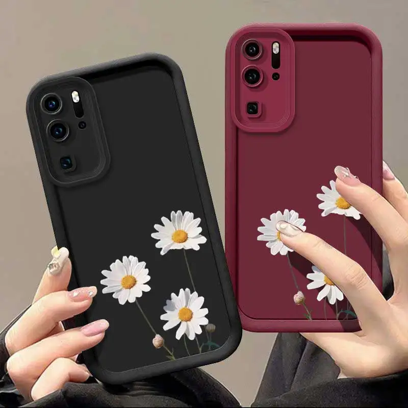 Модный гибкий чехол Daisy Bloom для Huawei P30 Pro с ударопрочными функциями, подходит для P 60, 40, 30, 70 20, 50 Pro lite (art.: 3920d25ac577e) - 3920d25ac577e