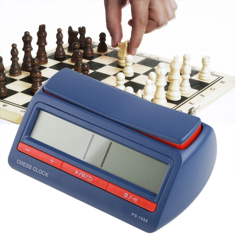 

Chess Clocks Professional Portable Digital Chess Board Competition Count Up Down Chess Games Electronic Alarm Stop Timer 24BD