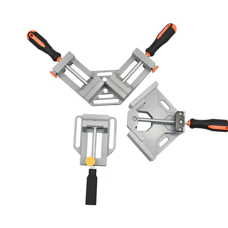 

Adjustable 90 Degree Right Angle Metal Corner Welding Clamp Picture Frame Fixing Clip Carpentry Clamps Woodworking Tools