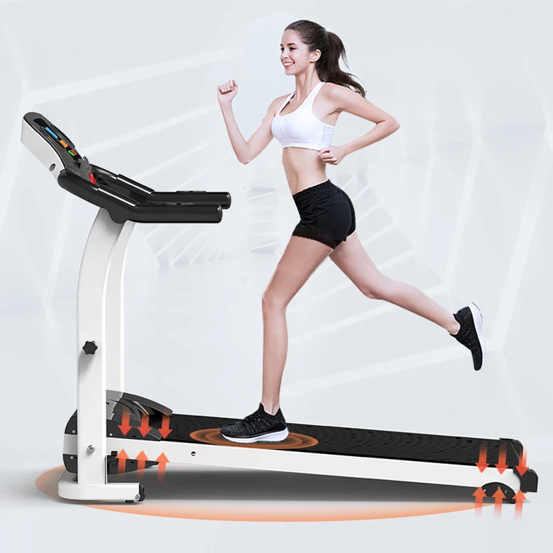 Home Exercise Mini Body Fitness Foldable Electric Adjust Slope Running Machine Treadmill