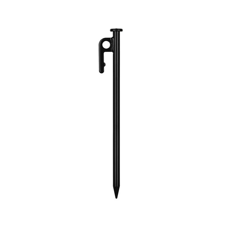 

10Pcs 30Cm Aluminum Canopy Tent Pegs Garden Stakes Ground Nail Heavy Duty With Hole Hammock Camping