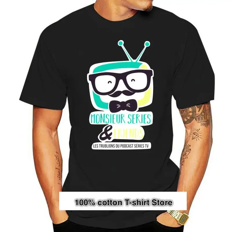 

Camiseta de la serie The Goodies para hombre, camisa de manga corta con estampado de dibujos animados, de algodón, informal