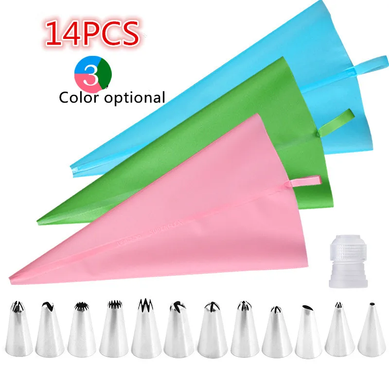 

14 шт., многоразовые насадки из нержавеющей стали