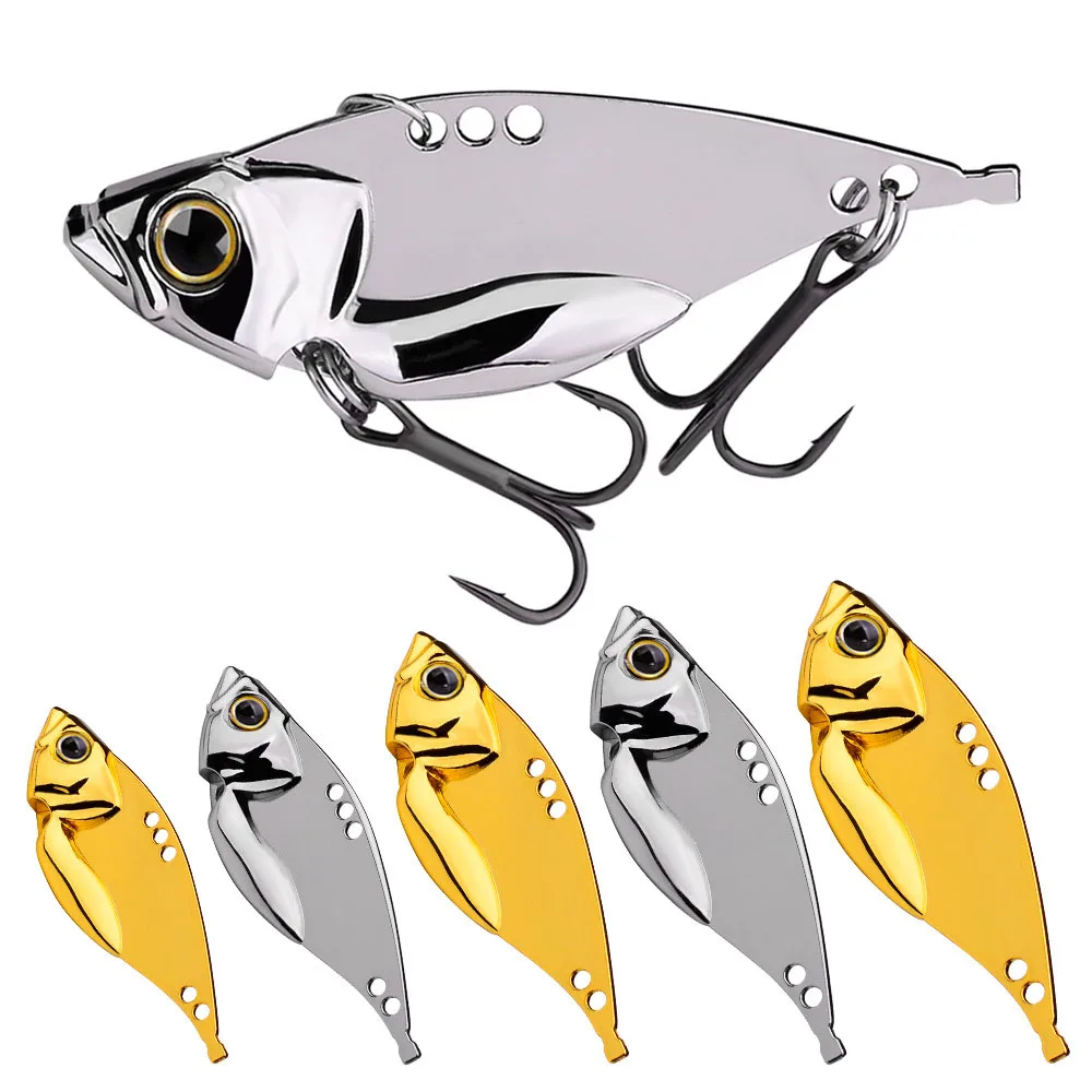 

1Pcs 5g 7g 10g 15g 20g 3D Eyes Metal Vib Blade Lure Sinking Vibration Baits Artificial Vibe for Bass Pike Perch Fishing 2 Colors
