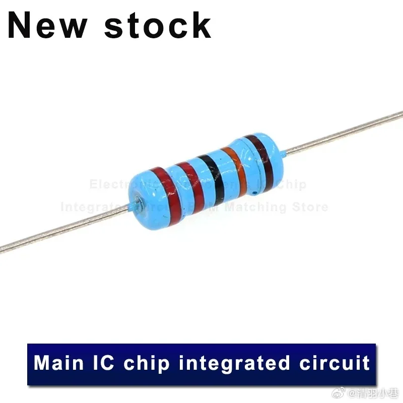 100 шт. 5% карбоновый пленочный резистор 2 Вт 330 Ом 220R 1 5 1K 3 K 4 7 10 22 47 51 68 100K