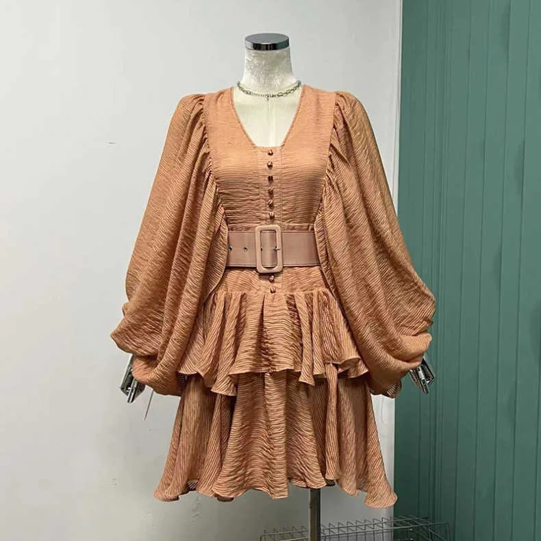 

S493 High quality New Fashion Women 2023 lady Dress Luxury famous Brand European Design party style dress