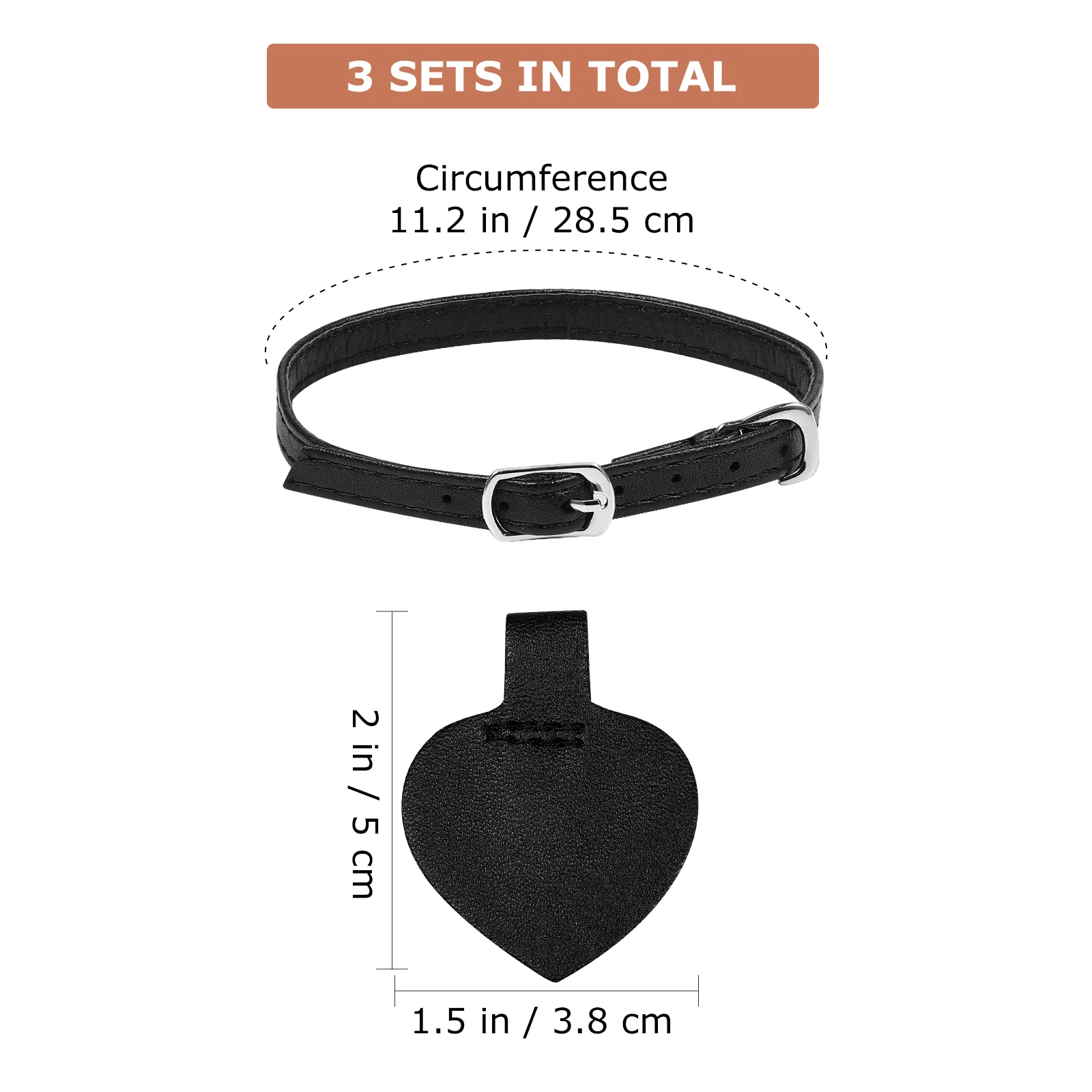 3 Sets Safe Practical PU High Heel Ankle Straps Shoe Straps with Cushion Inserts