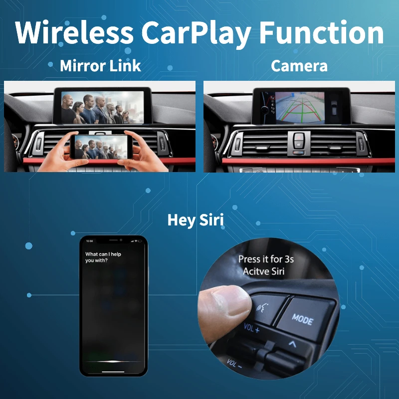 RMAUTO беспроводной Apple CarPlay MMI MIB для Audi A6 A7 2012-2018 Android Авто зеркальная ссылка AirPlay