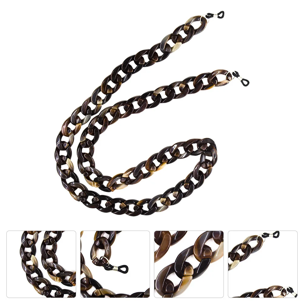 

Tortoise Shell Glasses Eyeglass Chain Sunglass Strap Holder Glasses Necklace Lanyard Retainer for Men