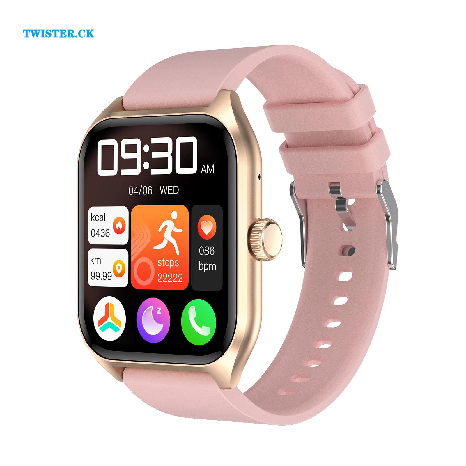 

QX5 Smart Watch 1.96" Full Touch Fitness Smart Watch Heart Rate Blood Oxygen Sleep Monitor Waterproof Watch