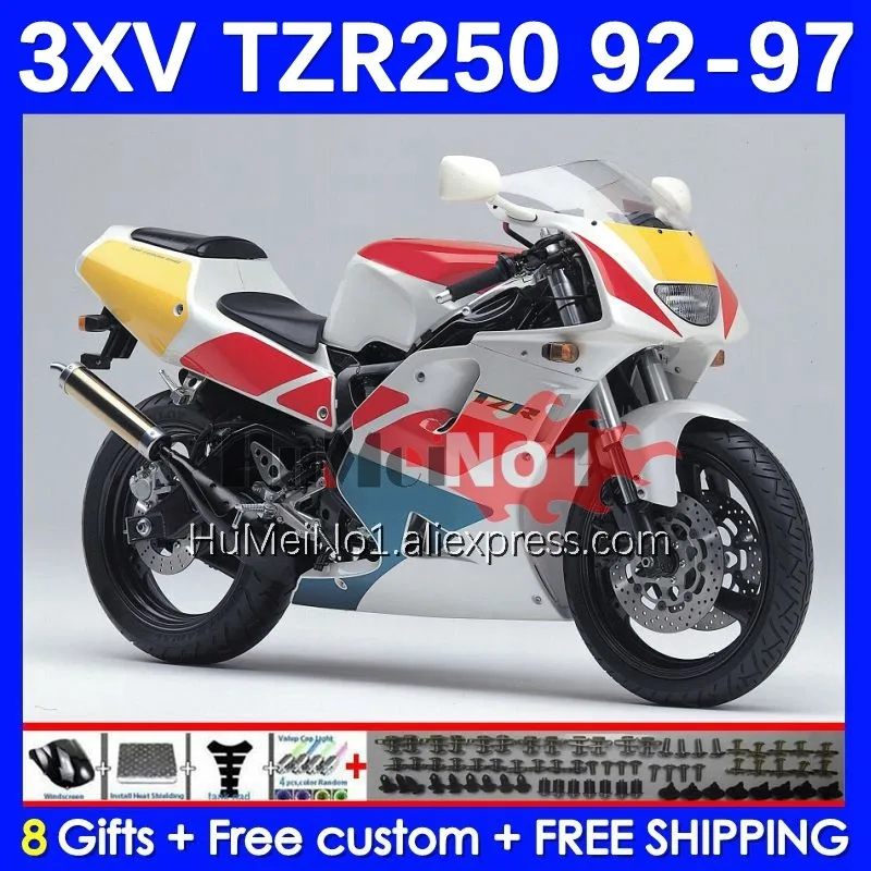 

TZR-250 For YAMAHA 3XV TZR250 TZR 250 RR 92 93 94 95 96 97 145No.18 TZR250RR 1992 1993 1994 1995 1996 1997 Fairing red white