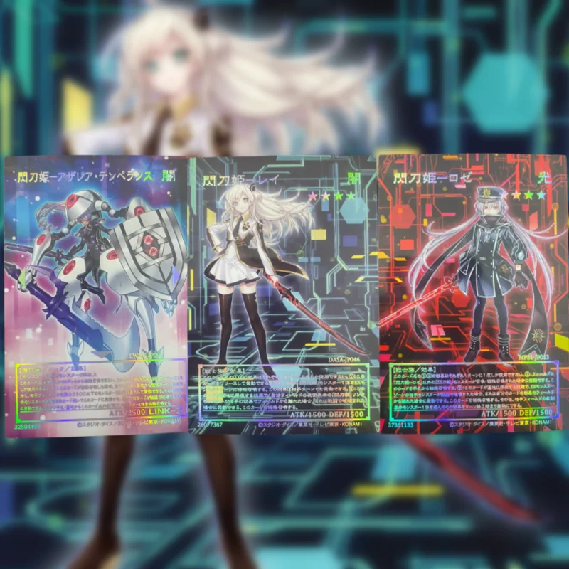 Карточка Yu Gi Oh Sky Striker Ace-Azalea Temperance коллекция персонажей аниме Лазерная рельефная