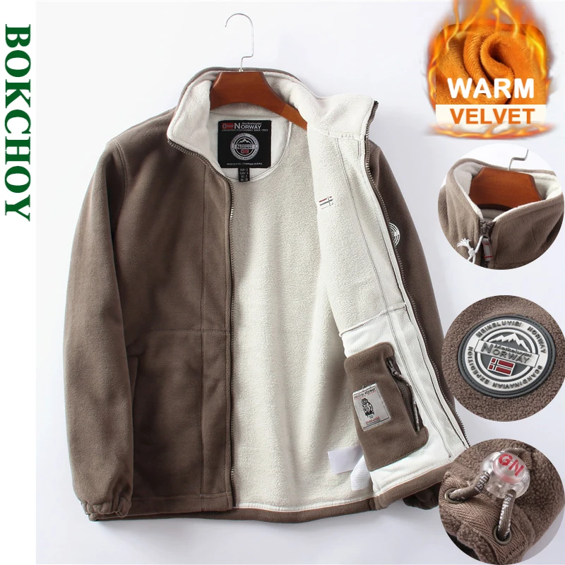 2024 новые зимние свободные винтажные толстые двухсторонние флисовые куртки Polartec