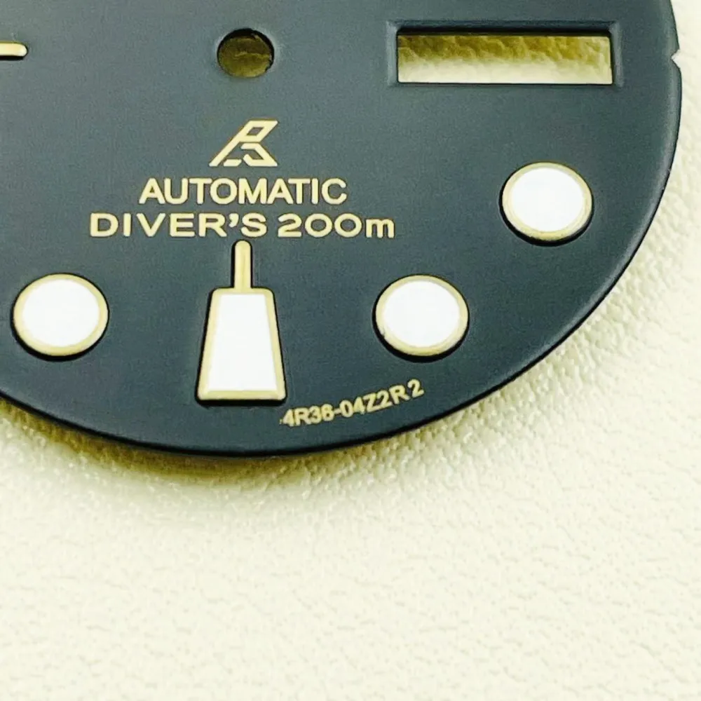 Watch accessories modified NH36 dial super luminous 28.5mm fully automatic mechanical men's watch literal double calendar