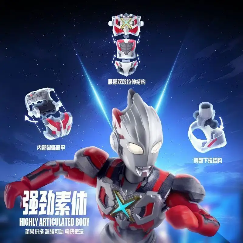 Фото BLOKEES Ultraman Star S Edition, вторая волна, 2-е поколение, Aix Dijia, сборная игрушка-сюрприз в слепой коробке, подарок ручной работы №4