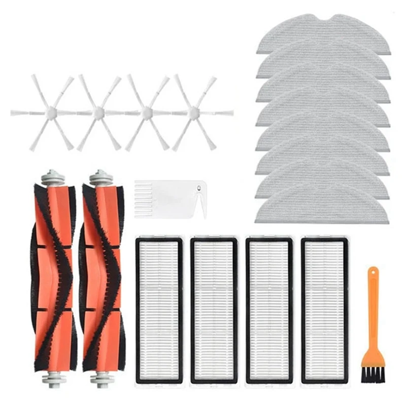 

Боковая щетка, HEPA фильтр, основная щетка, набор для швабры, Сменные аксессуары для робота-пылесоса Xiaomi Mi, швабра 2 STYTJ03ZHM, пылесос