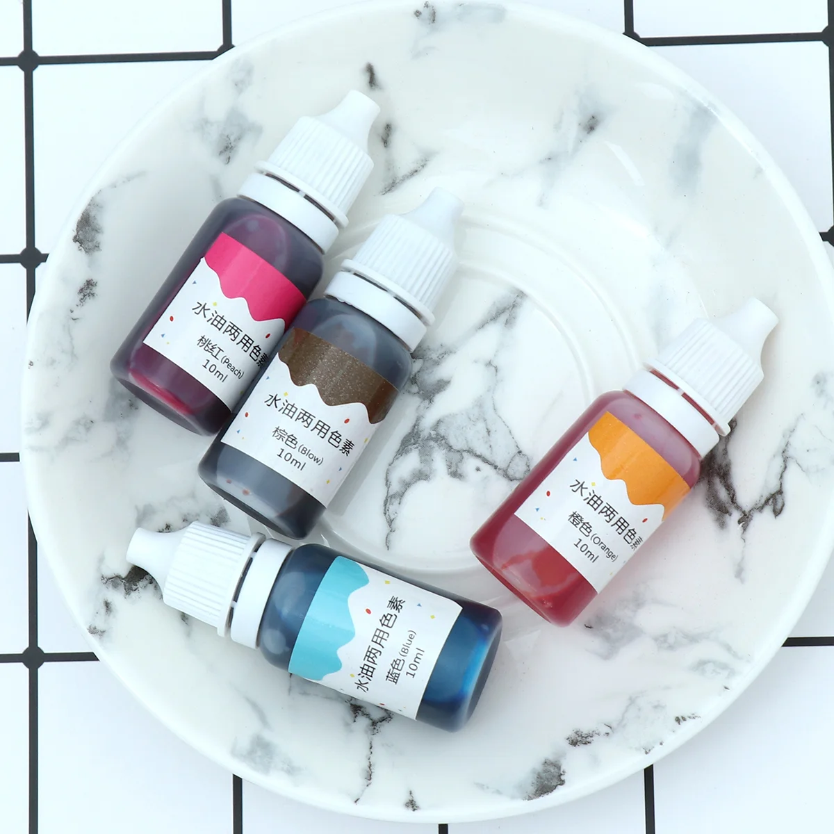 

12 шт., 10 мл цветных пигментов