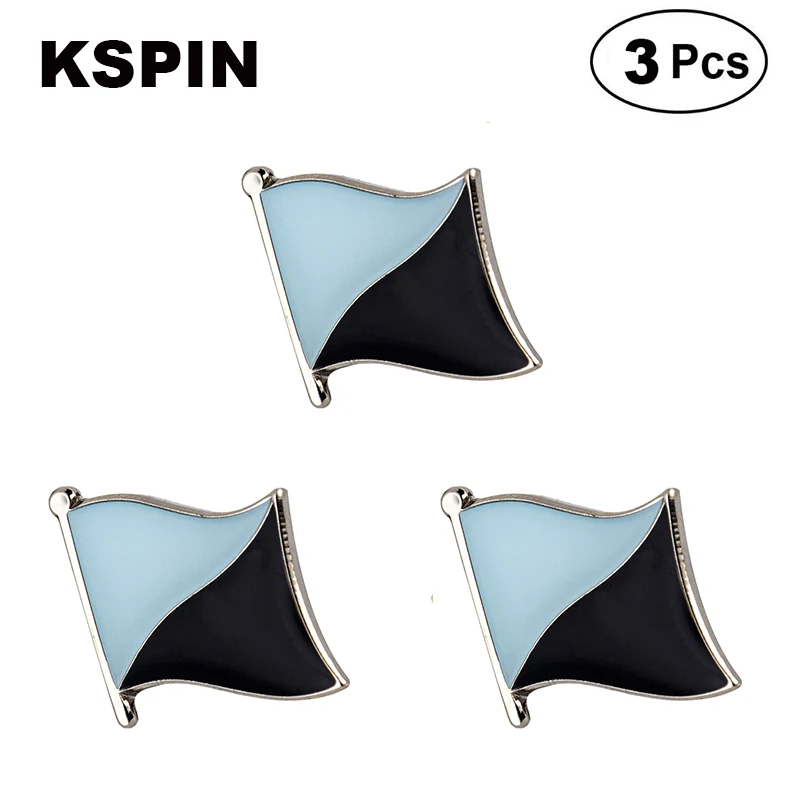 

White Black Friendship Flag Lapel Pin Friendship Flag Badge Flag pin