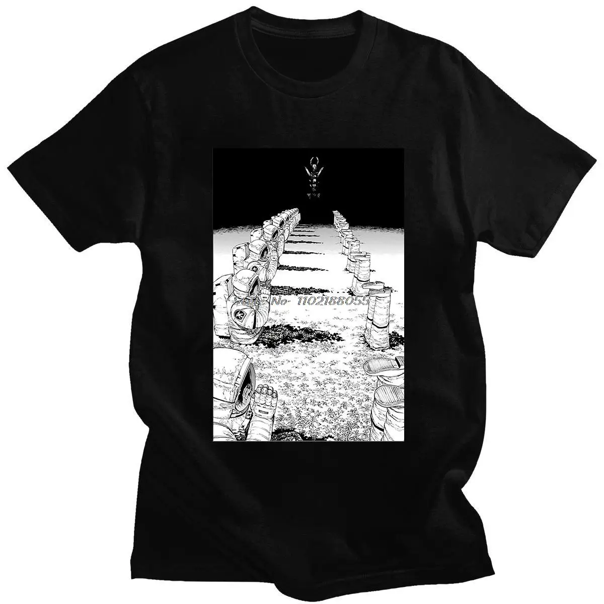 

Chainsaw Man Japanese Anime T Shirt Darkness Devil Astronauts Power Denji Aki Hayakawa Pochita Manga Graphics Unisex Tee Shirt