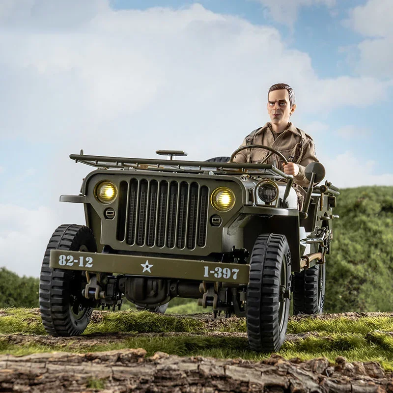  Радиоуправляемые автомобили Fms 1:12 1941 Willys Mb Jeep 2.4g 4wd Rtr Гусеничный скалолазание