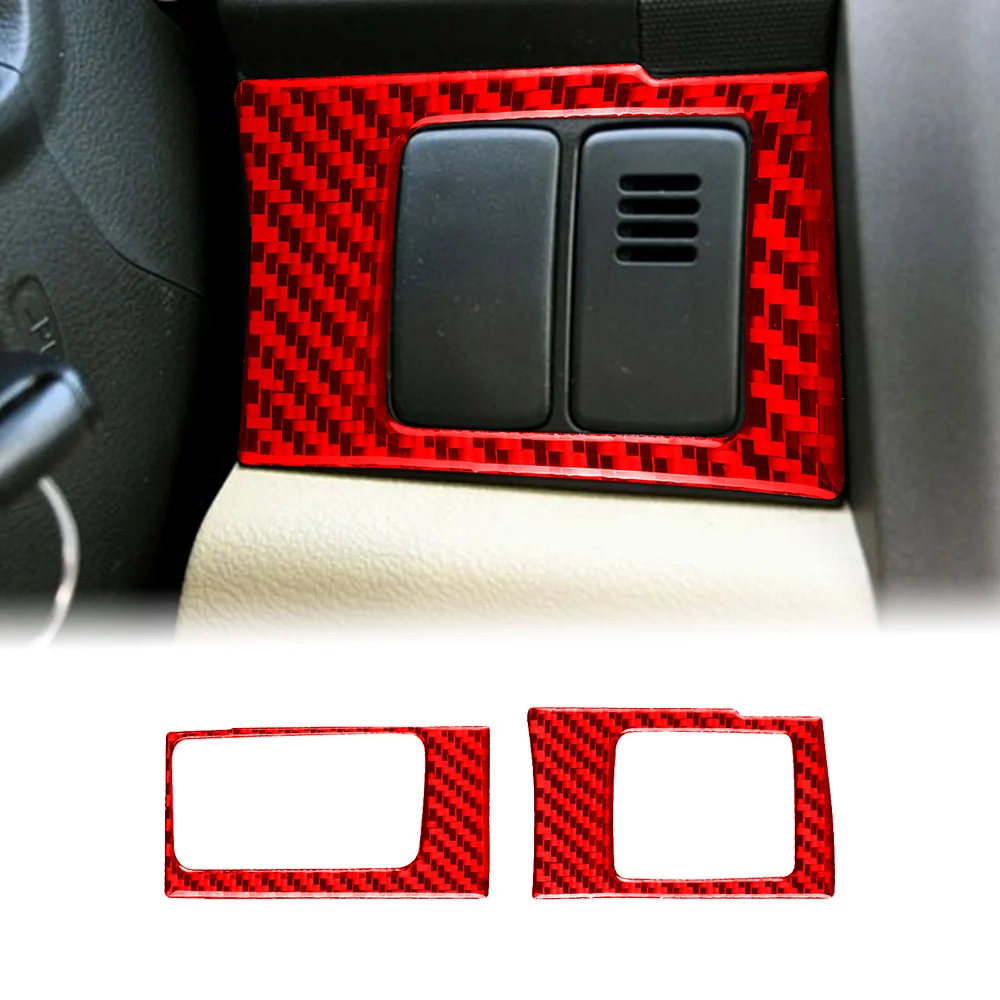 

Real Carbon Fiber For Honda CRV Car central control card box panel Decoration Lnterior Stickers Auto Modification Accessories