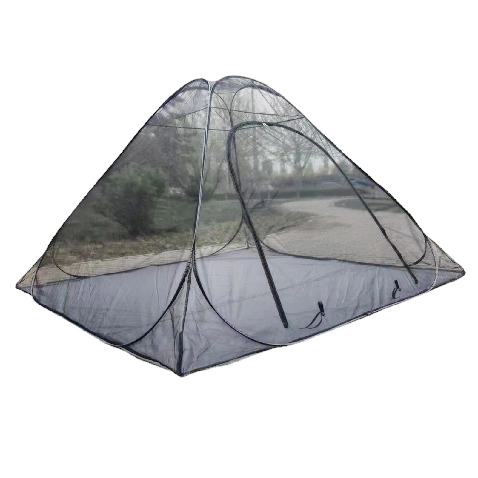 

Ultralight Mesh Tent Portable Backpacking Mountaineering Trekking Pole Tent Inner Mesh Waterproof Insect Tent Mesh Net