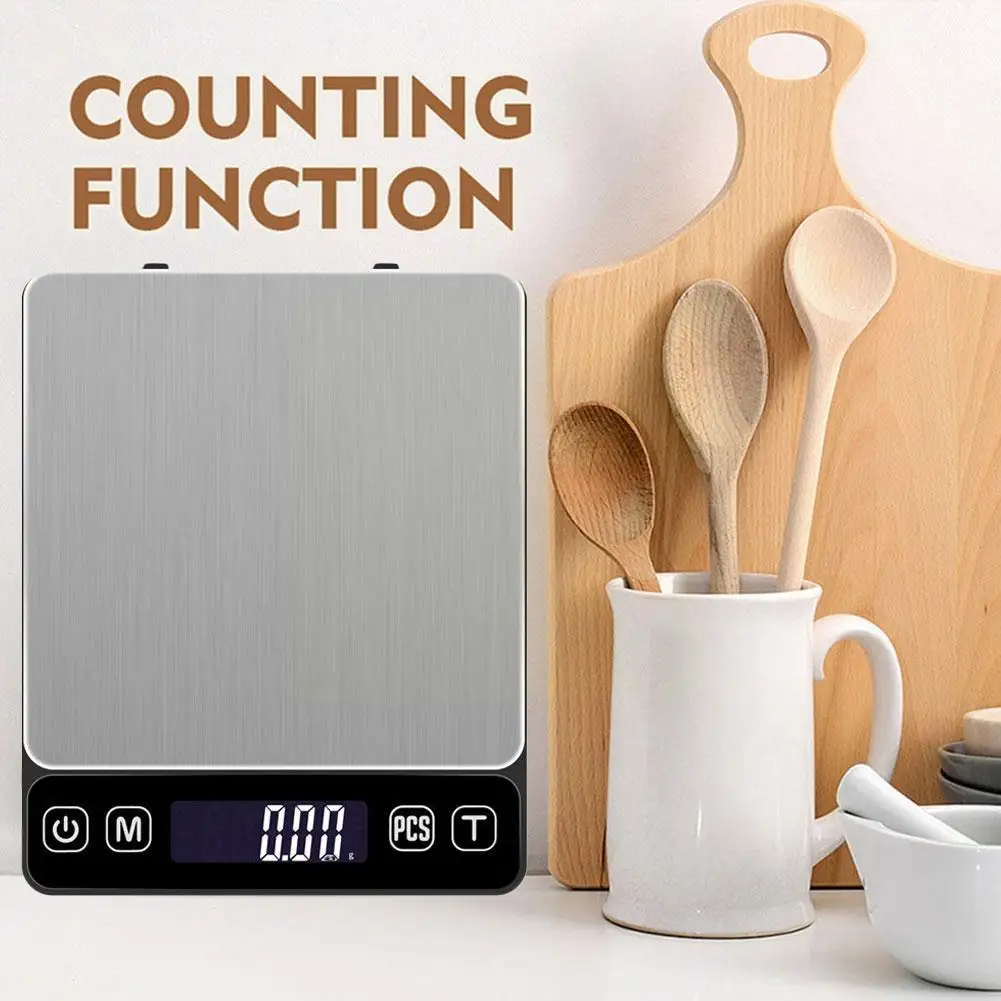

Kitchen Tools Digital Pocket Scales Mini Electronic Grams Weight Balance Scale 0.01g/0.1g Precision 500g/3kg For Kitchen Ga S6a0