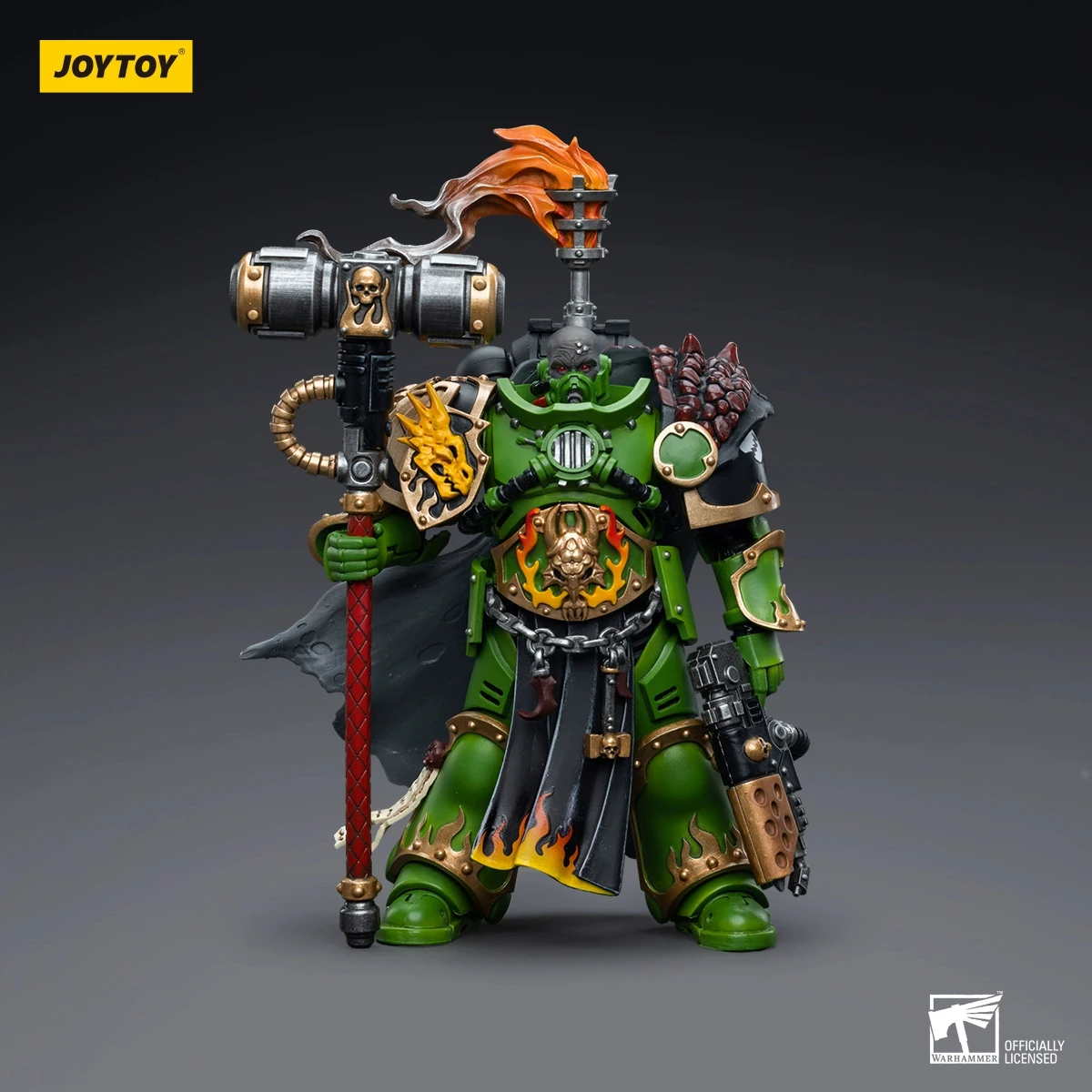 JOYTOY 40K 1/18 Саламандры Капитан Адракс Агатон фигурка