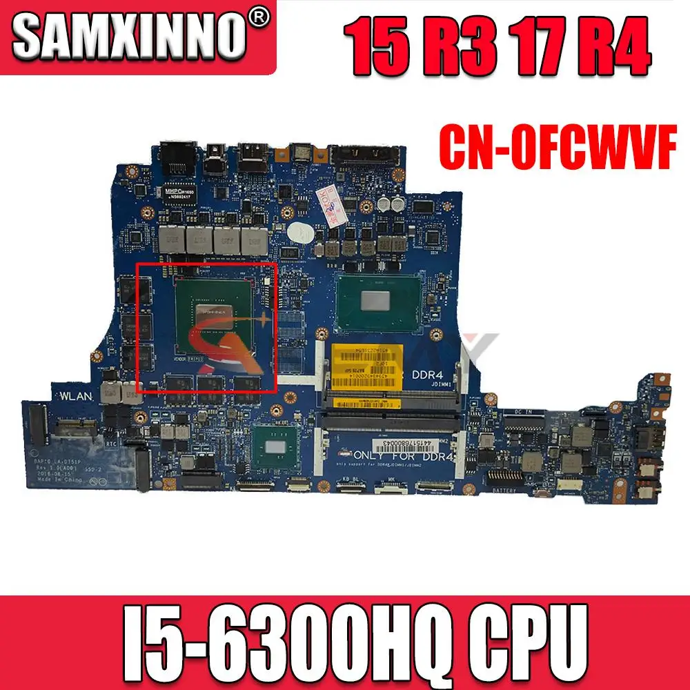 

Материнская плата для ноутбука DELL Alienware 15 R3 17 R4