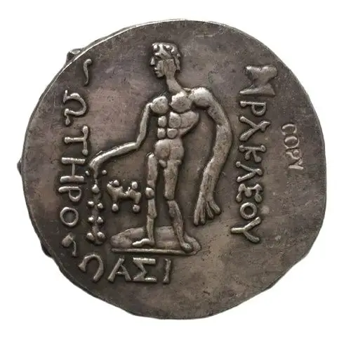

Ancient Roman Coins Brass with Silver Plated Antique Replica Decorative Crafts Type 17