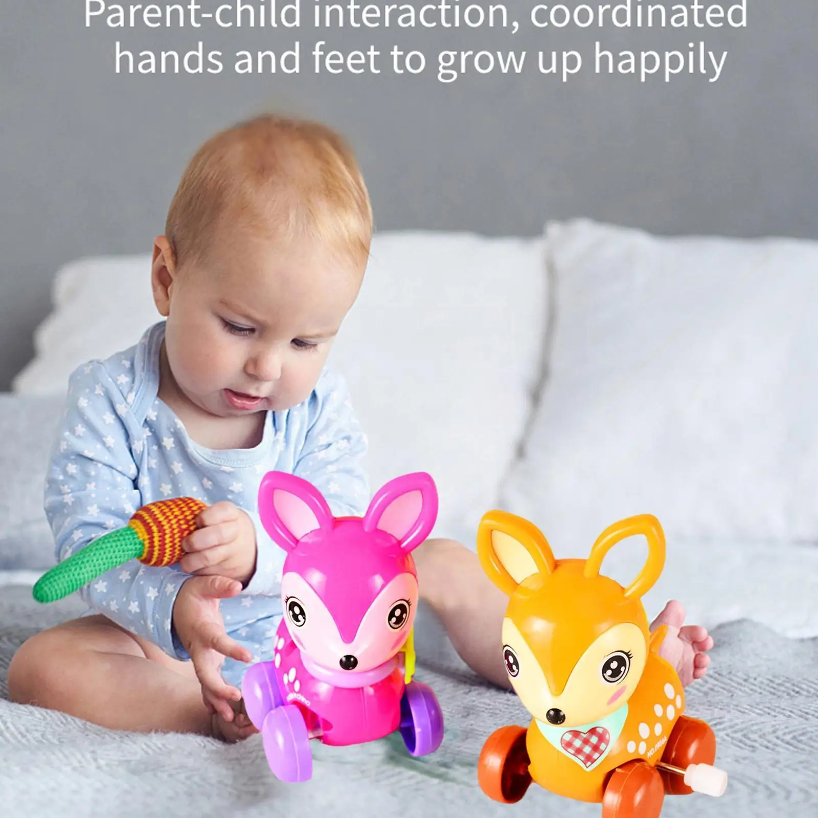 

1pc Funny Animal Clockwork Toy Crawling Crab Pig Clockwork Crab Classic Wind Up Toy Educational Infant Cartoon Animal Toys H1c6