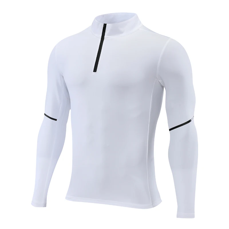 High Quality Quick Dry Men Running T Shirt Fitness Shirt Training Exercise Clothes Gym Sport Shirt Tops Lightweight Long Sleeve