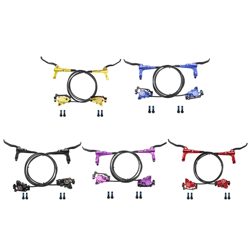 

Передний и задний комплект для горного велосипеда, гидравлические дисковые тормоза, наборы для горного велосипеда, Подушка без механических инструментов