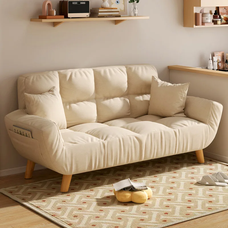 

Lazy Sofa Sleeping Small Apartment Internet Celebrity Bedroom Small Sofa Household Economical Double Tatami Sofa