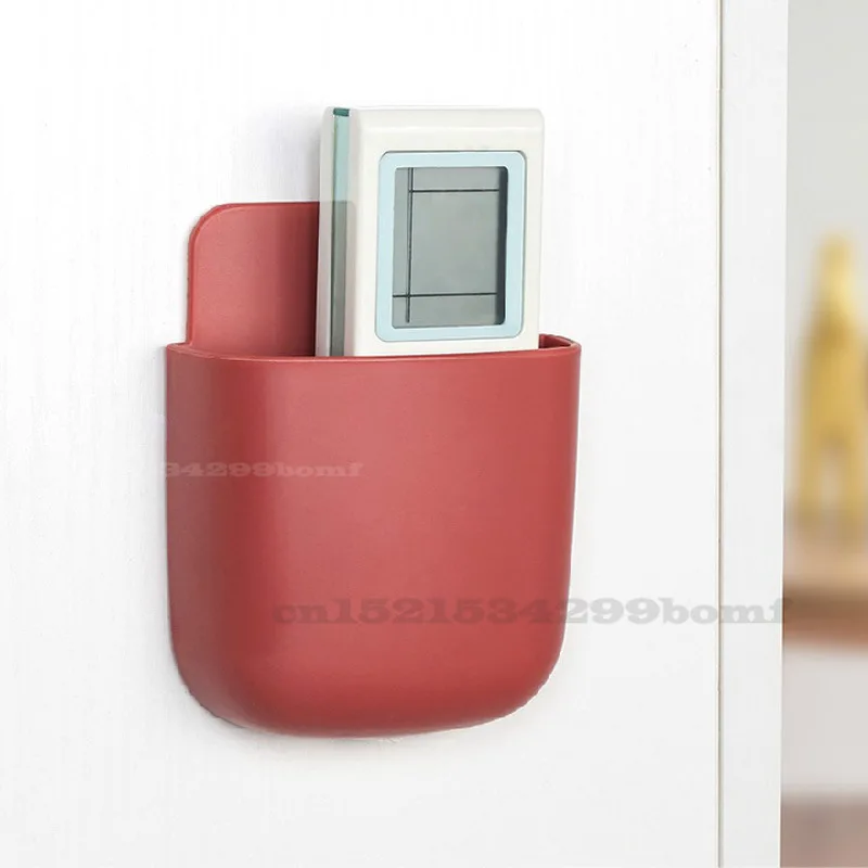 

Wall-Mounted Remote Control Storage Box air Conditioning Remote Control TV Storage Box Phone Holder