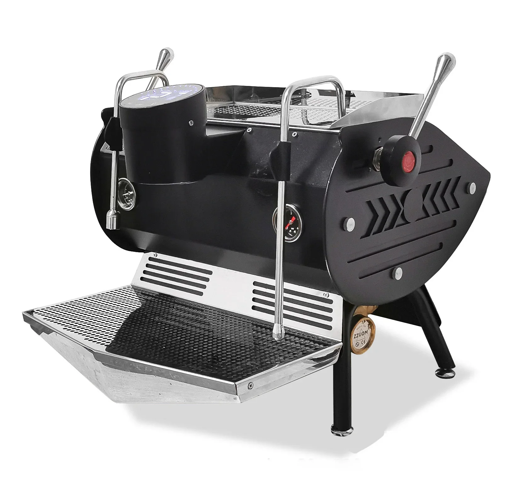 Полуавтоматическая профессиональная кофемашина с двумя головками итальянская