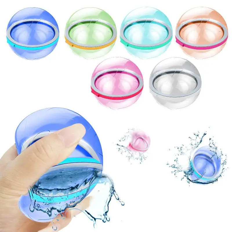 

Funny Water Ball Bomb Toy Reusable Water Absorbent Ball Suction Balloon Splash Balls For Kids Outdoor Garden Playing Water Toys