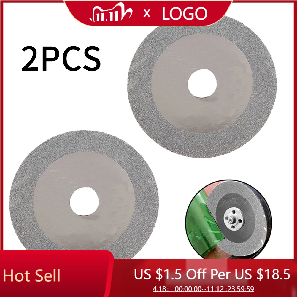 

2 Pcs Grinder Wheel Diamond Disc 100mm Tungsten Electrode Sharpener Grinding Cutter Saw Blade For Power Tools Accessories