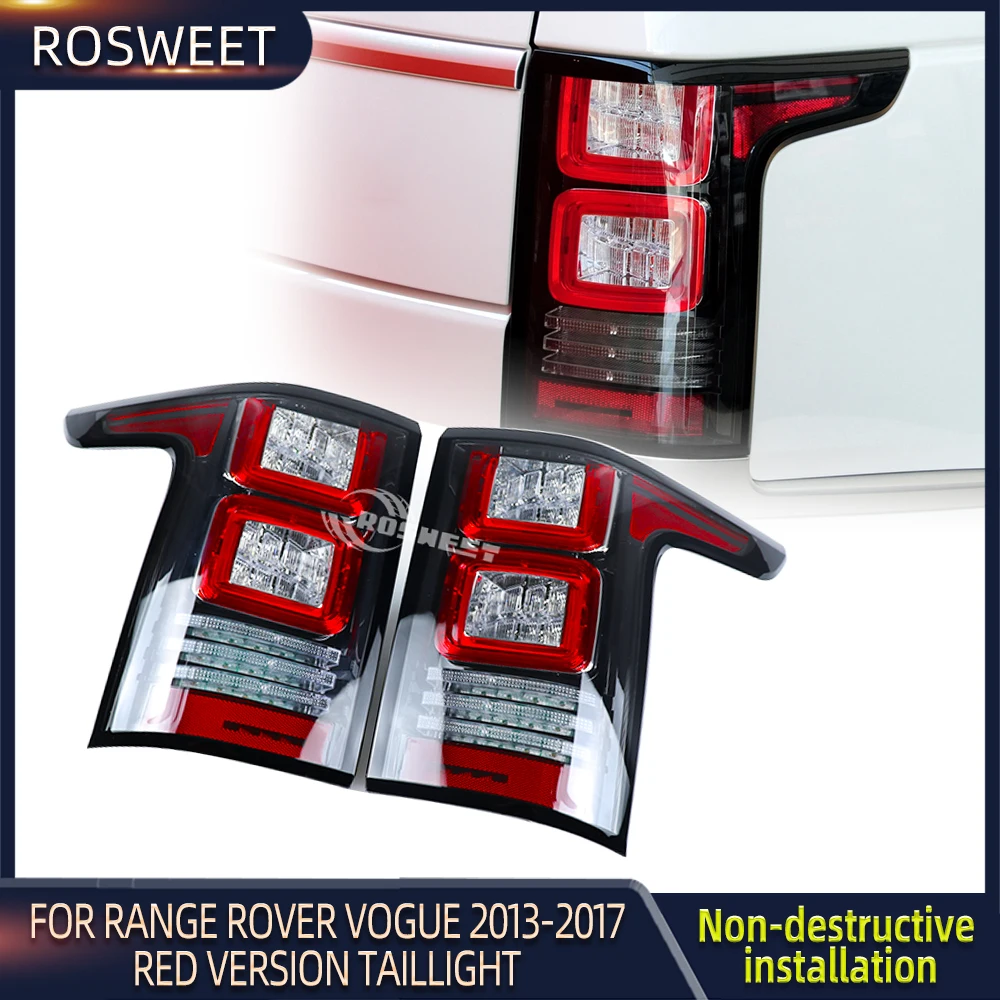 

Red Version Taillights For Land Rover Range Rover Vogue L405 2013-2017 Year Rear Brake Signal Warning Lamp LED Car Accessories