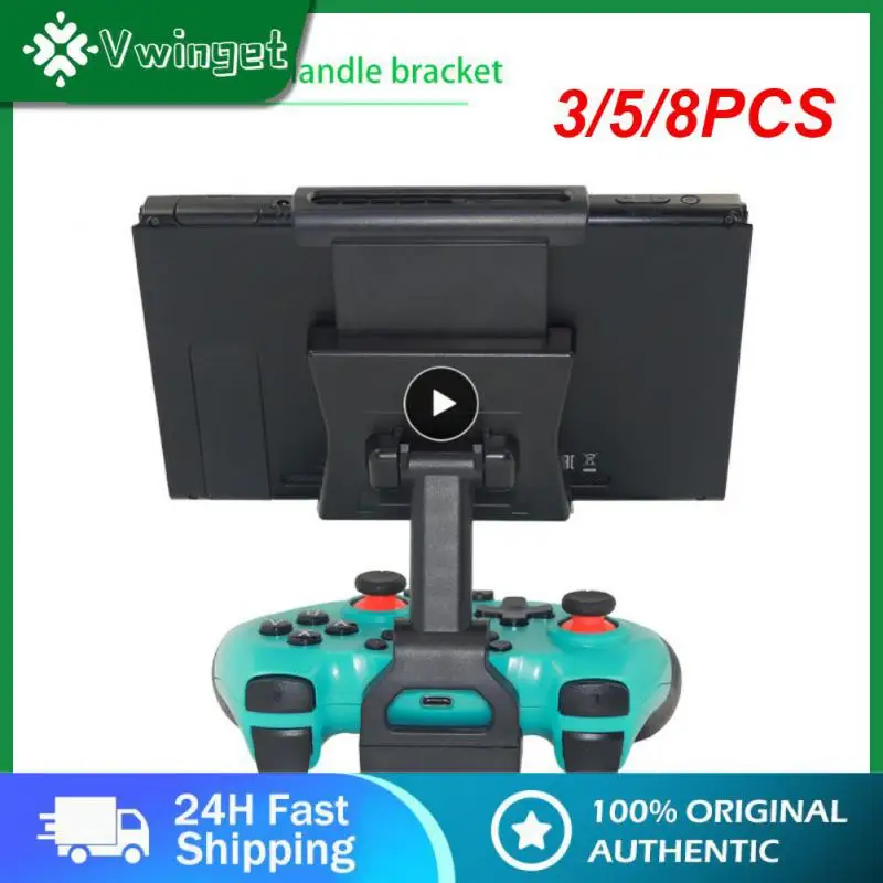 

3/5/8PCS For Switch Stand Sturdy And Stable Mount-clip Holder Controller Free Your Hands Handle Bracket Gamepad