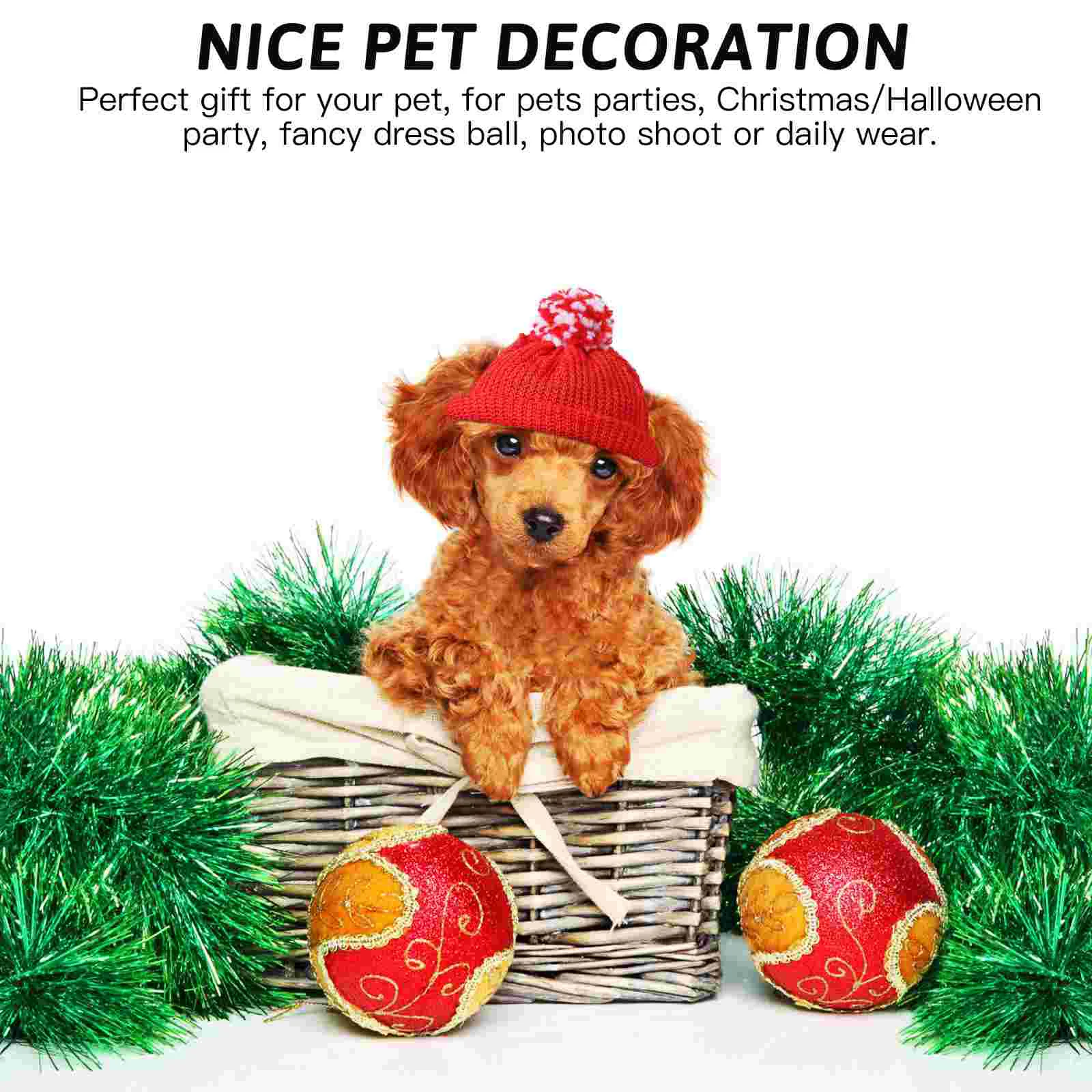 Рождественские шапки для домашних животных головные уборы костюмы на Хэллоуин