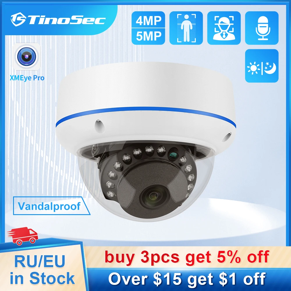 

Для обнаружения системы видеонаблюдения Tinosec Onvif Camera Dome Face Audio Security Indoor System записывающая камера антивандальная