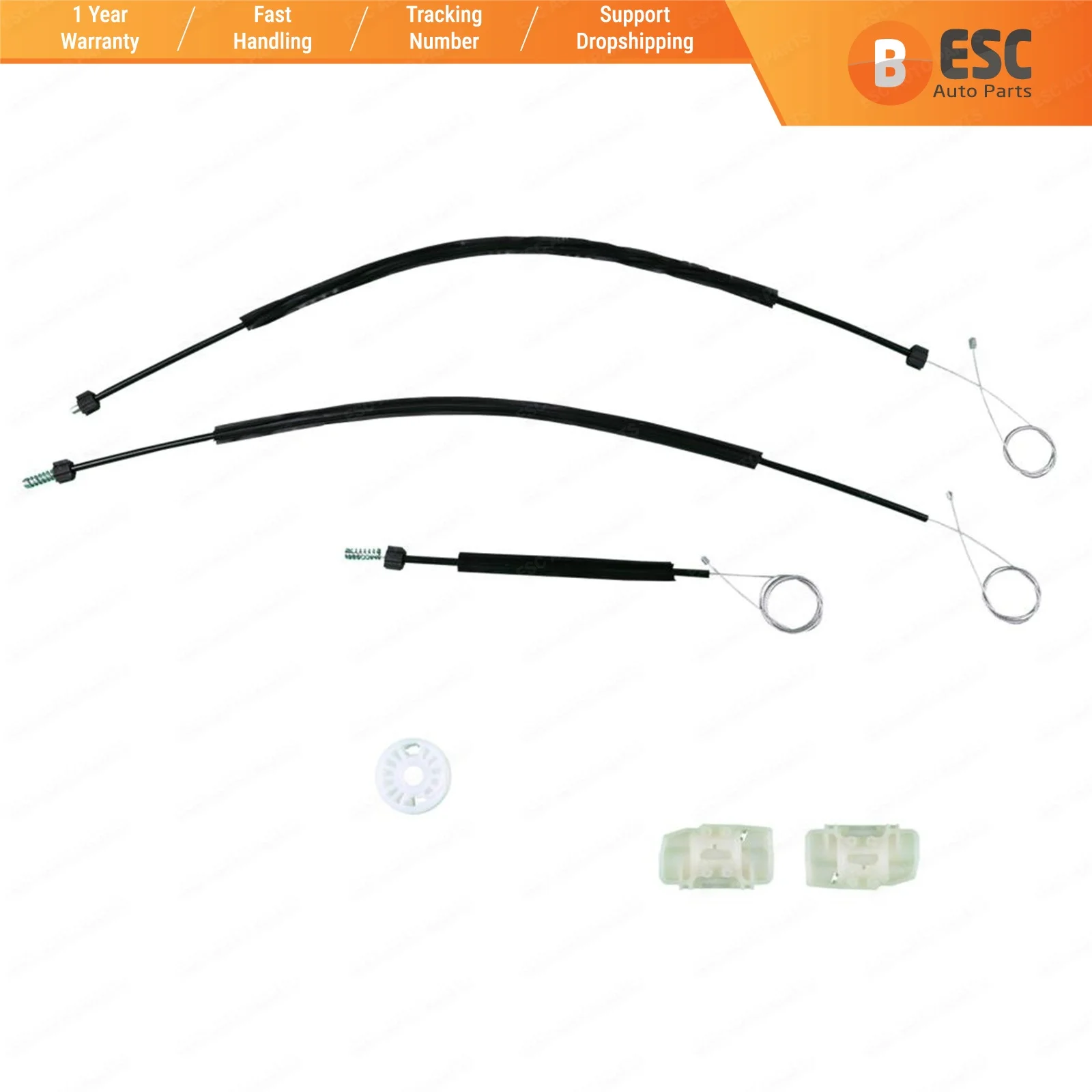 

EWR815 Electrical Power Window Regulator Repair Kit Front Left Door 6J4837401 for Seat Ibiza MK4 5 Door 2008-2016